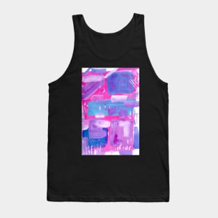 Three colour abstract Tank Top